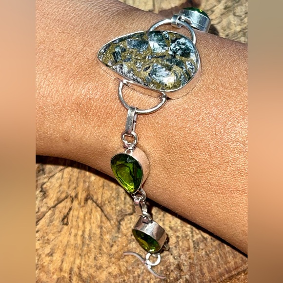 Copper Seraphinite Bracelet 7” - 8” - Picture 7 of 9